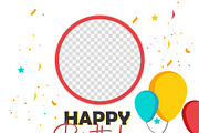 Happy birthday banner design, a Graphic by Sashamim22 (Thumbnail 3 of 3)