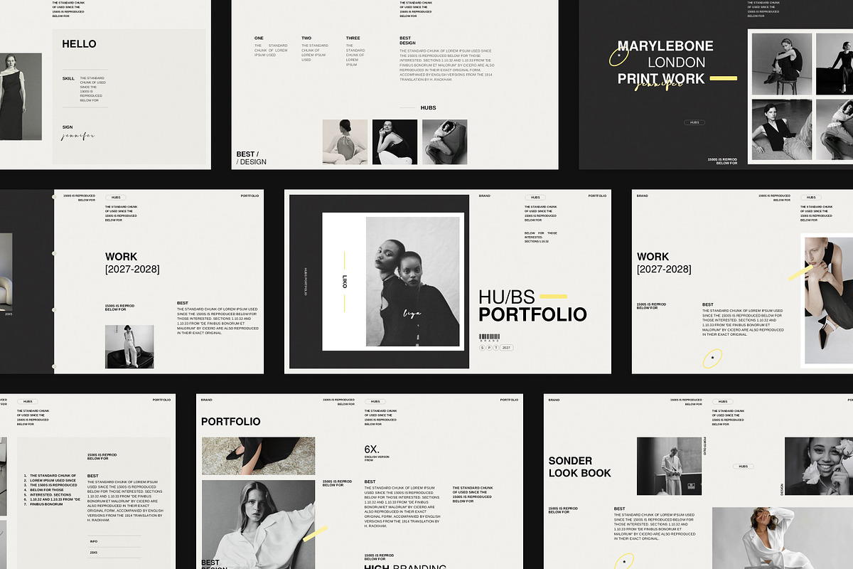 Hubs Portfolio Presentation preview 3