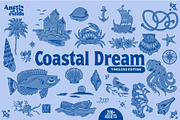 200+ Coastal Dream Vector Clipart, an Object Graphic by angelainthefields (Thumbnail 1 of 17)