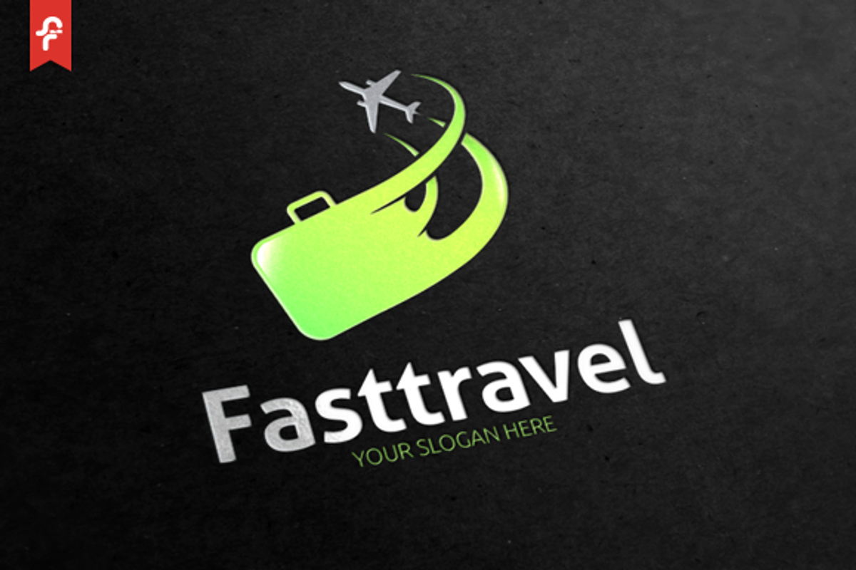Fast Travel Logo, a Branding & Logo Template by ft.studio