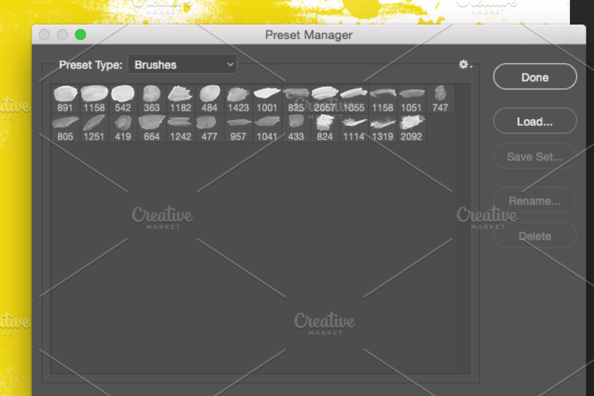 Water Color 27 Brushes for Photoshop preview 5
