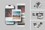 Realistic Social Media Mockup PSD, an Advertising Mockup by MA-KING_ART (Thumbnail 1 of 5)