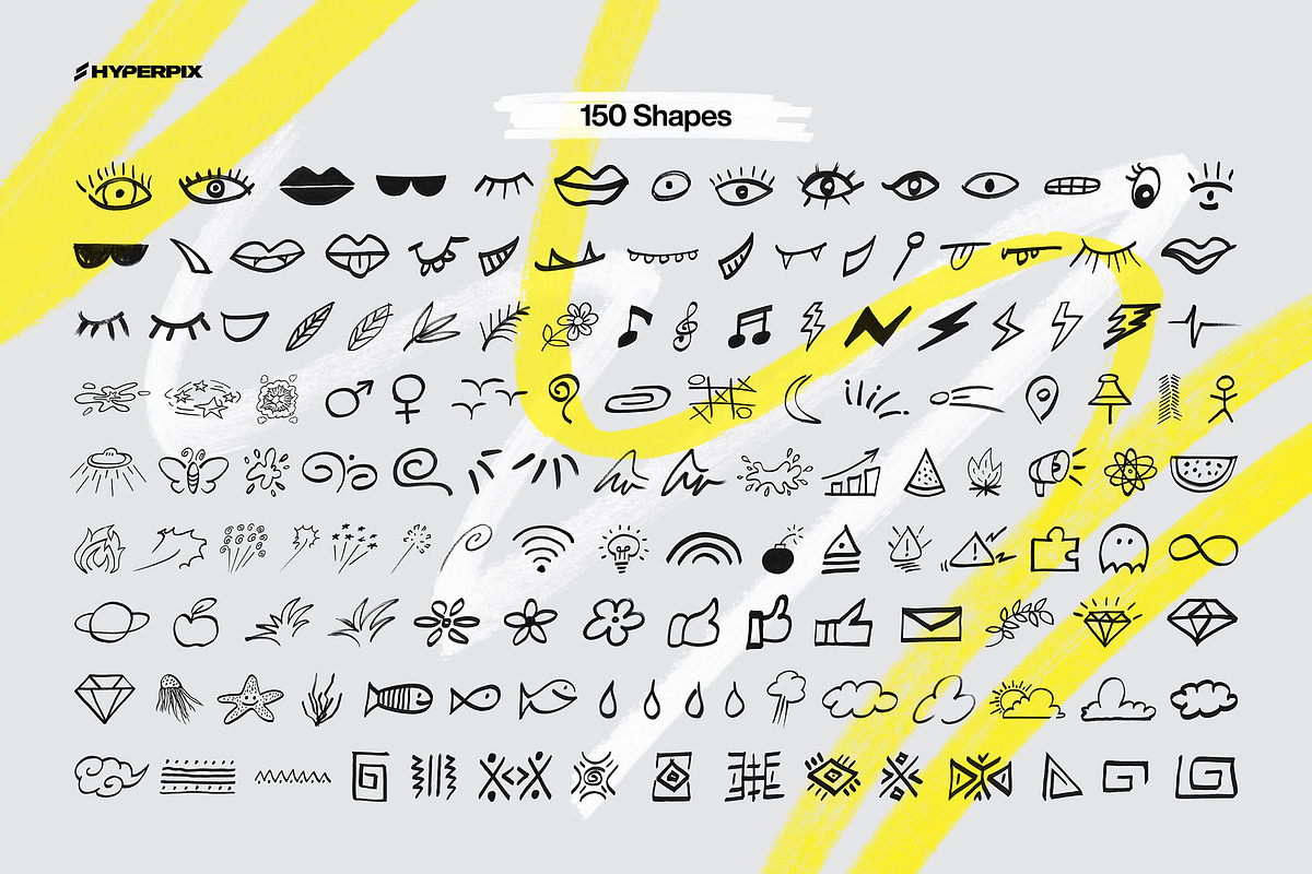 Hyper Marker - 1000+ Marker Elements, an Object Graphic by Hyperpix Productions (Photo 6 of 25)