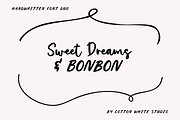 Sweet Dreams & Bonbon Font Duo, a Handwritten Font by Sofia Skoog (Thumbnail 1 of 11)