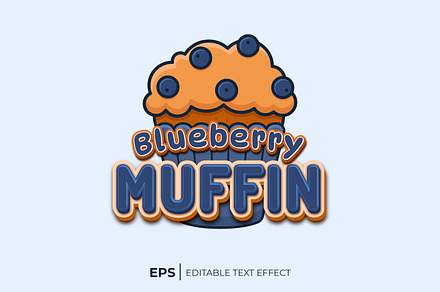 Blueberry Muffin Text Effect