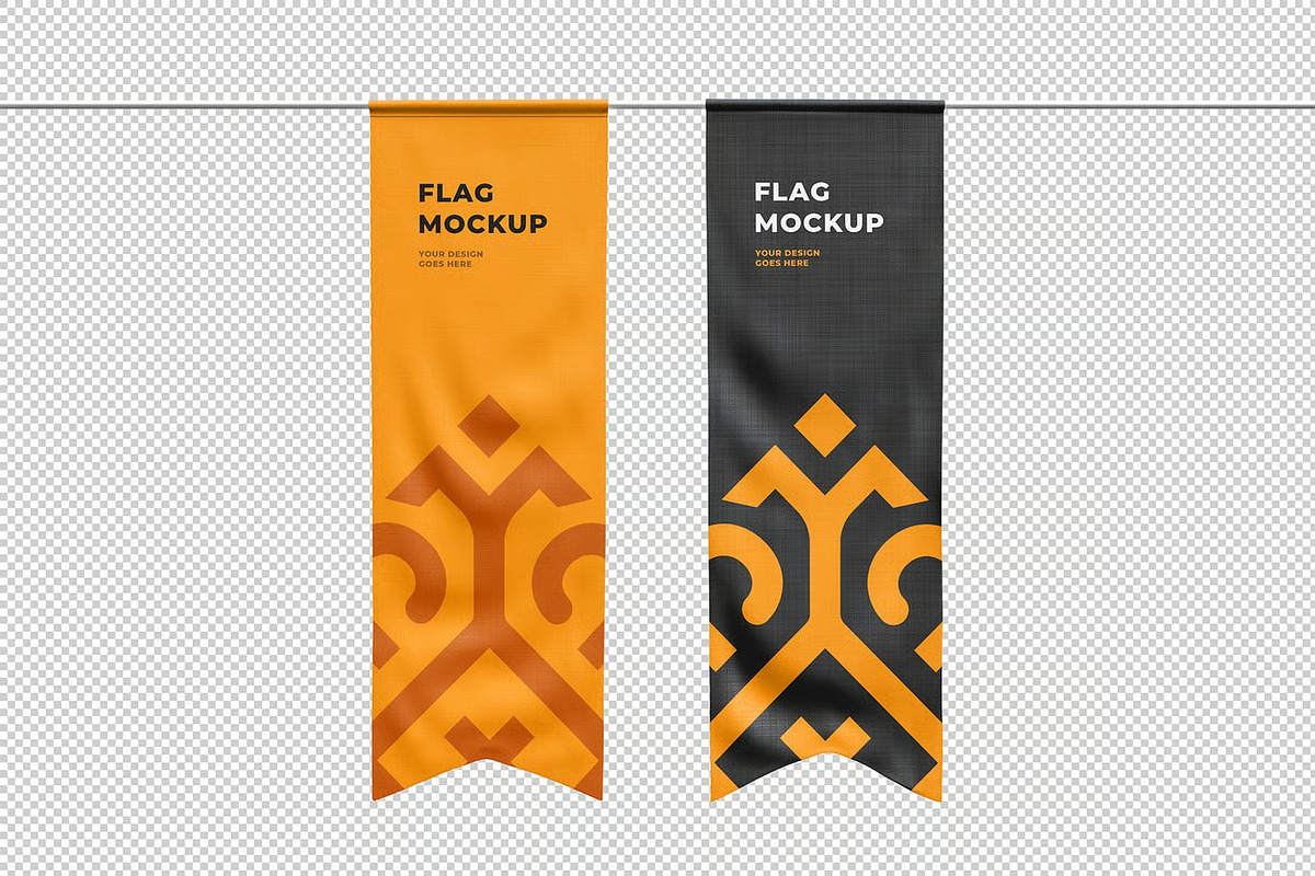 Vertical Flag Mockup, an Advertising Mockup by zpackcreative (Photo 4 of 4)