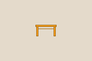 20 Table Icons, a Solid Icon by Creative VIP (Thumbnail 3 of 5)
