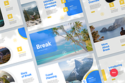 Holiday PowerPoint Template, a Presentation Template by Flat Icons (Thumbnail 1 of 4)