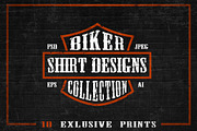 Set of Bikers Shirt Designs., an Illustration by Harry Kasyanov (Thumbnail 1 of 12)