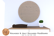 Laser Cut Round/Half Round Peg Board, a Templates & Theme by StanleyTirtoutomo (Thumbnail 3 of 10)