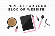 Blogger Desktop Mockup, an iPhone Mockup by laurenschroer (Thumbnail 4 of 4)