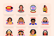 Beauty Stickers Art Set, an Emoji Icon by Brickclay (Thumbnail 8 of 8)