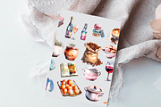 My Favorite kitchen, Vintage clipart, a Food Illustration by Hello My Print (Thumbnail 5 of 10)