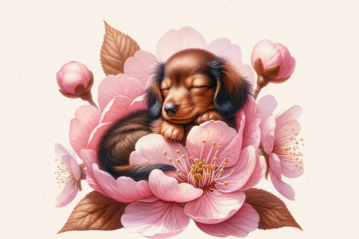 FUN PARTY DACHSHUND CLIPART PACK, an Animal Illustration by Daring Digies (Photo 3 of 7)