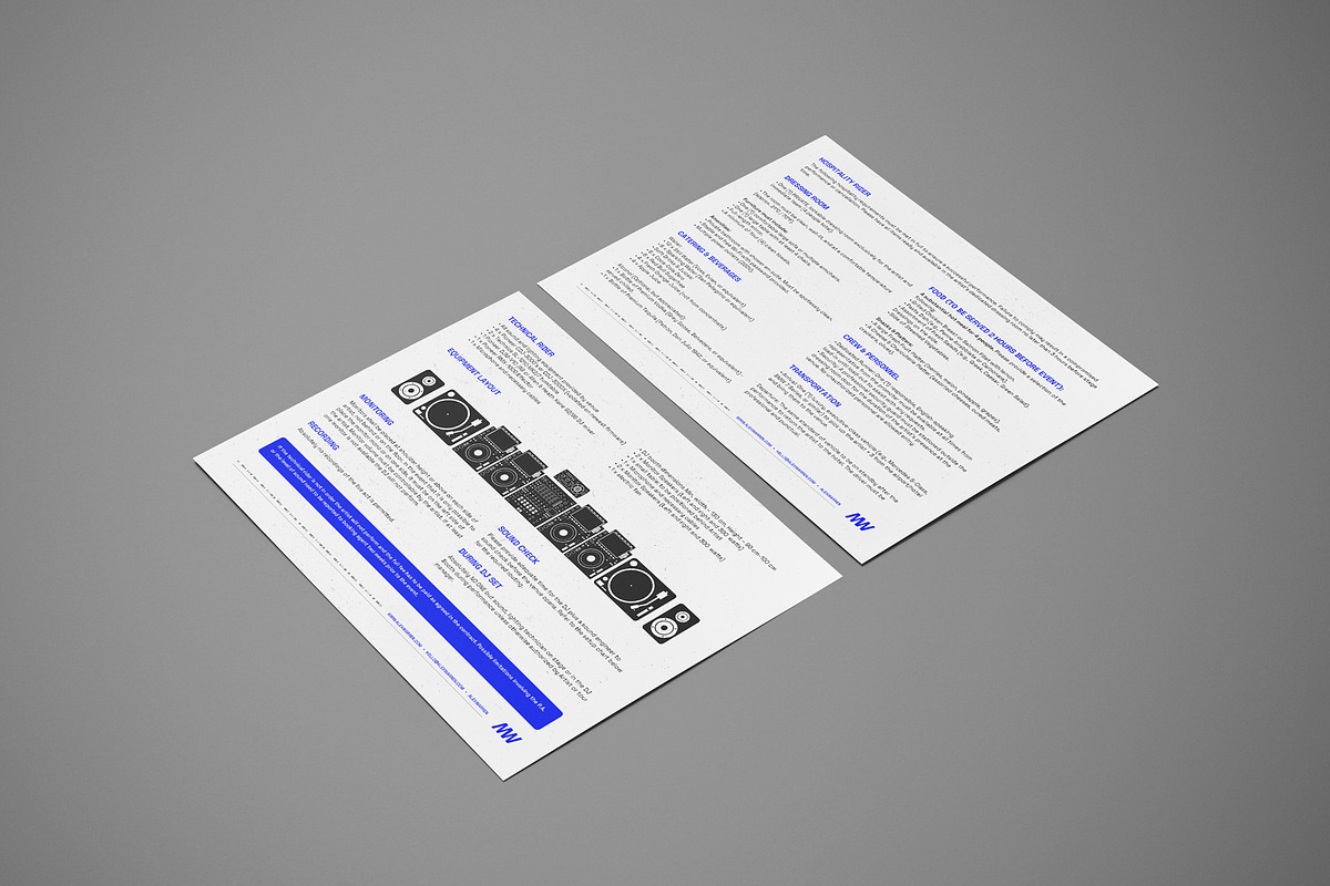 Club DJ Press Kit / EPK Template, a Resume Template by vinyljunkie (Photo 7 of 8)