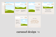 Instagram Carousel Templates, a Social Media Template by Brand Spanking You (Thumbnail 3 of 9)