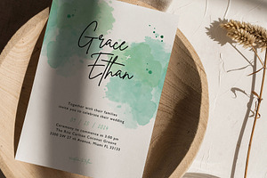 Artistic Invitation Canva Template