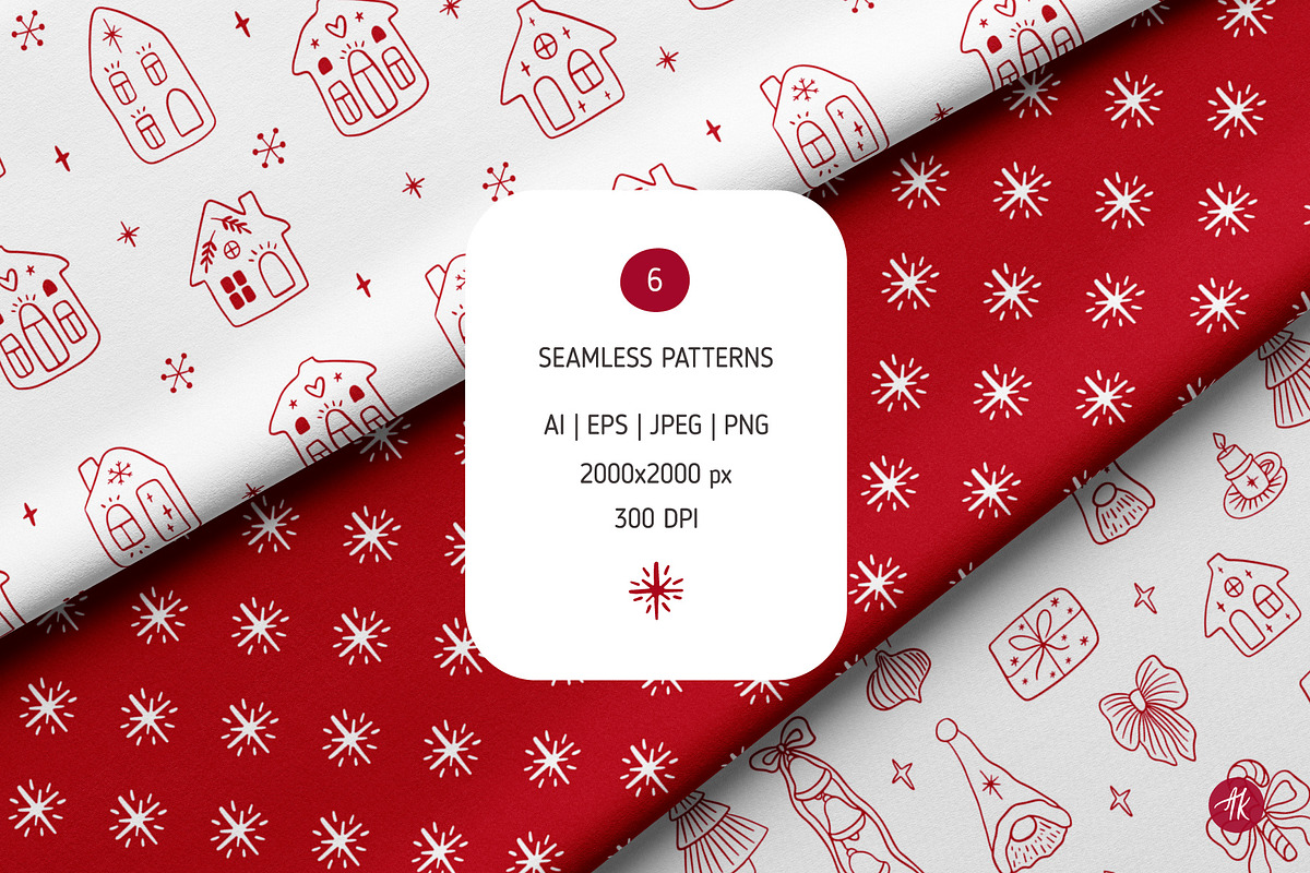 Christmas Hand Drawn Doodles Set, an Object Graphic by Alena Koval (Photo 16 of 18)