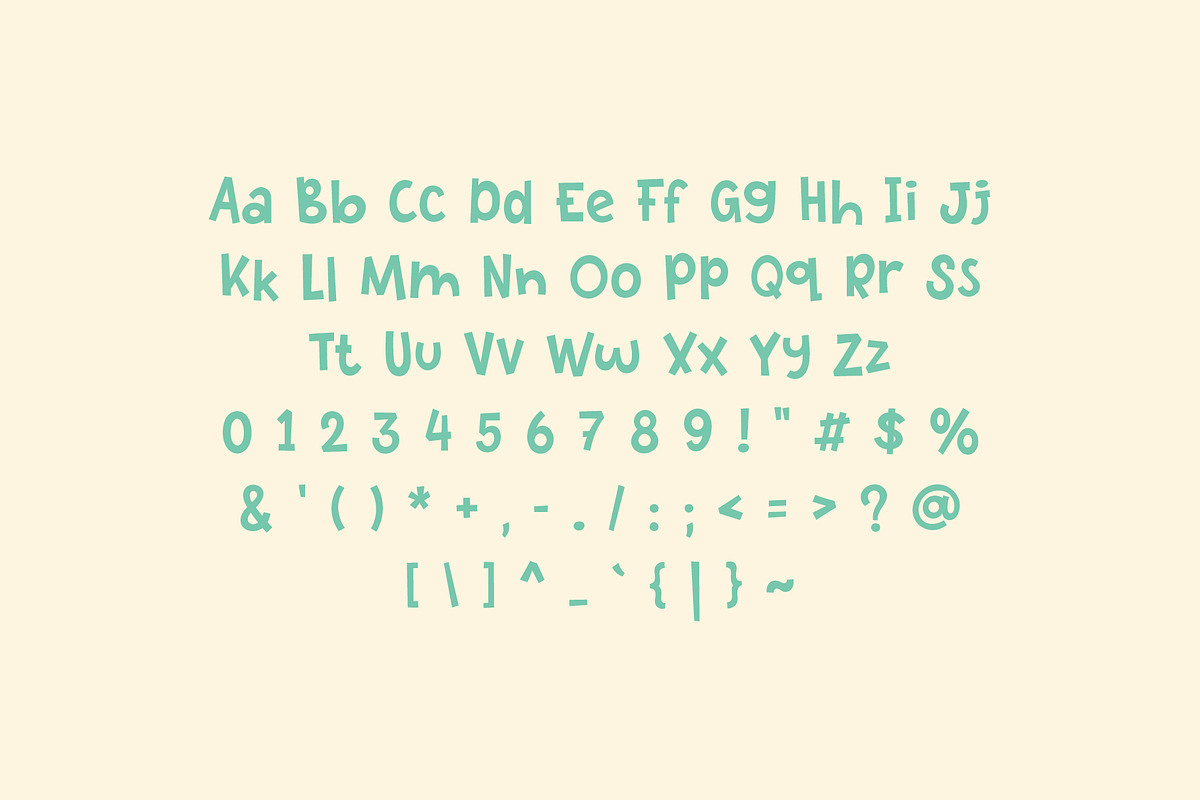 PGR Crumbles - Playful Font, a Handwritten Font by Pikgura (Photo 3 of 9)