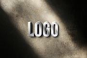 silver 3d sign mockup template, a Product Mockup by yokbisayok (Thumbnail 2 of 3)