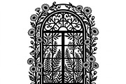 50 Floral French Window Ornament, a Decorative Illustration by Amazin_art (Thumbnail 23 of 24)