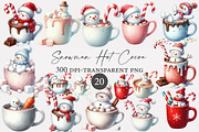 Snowman Hot Cocoa clipart, an Illustration by Designworld (Thumbnail 1 of 5)