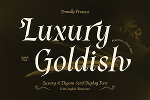 Luxury Goldish – Elegant Serif Font