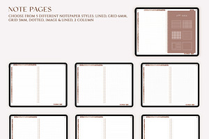 IPad Budget Planner Brown