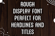 Stellar Rough Display Font, a Handwritten Font by RADesigns21 (Thumbnail 5 of 12)