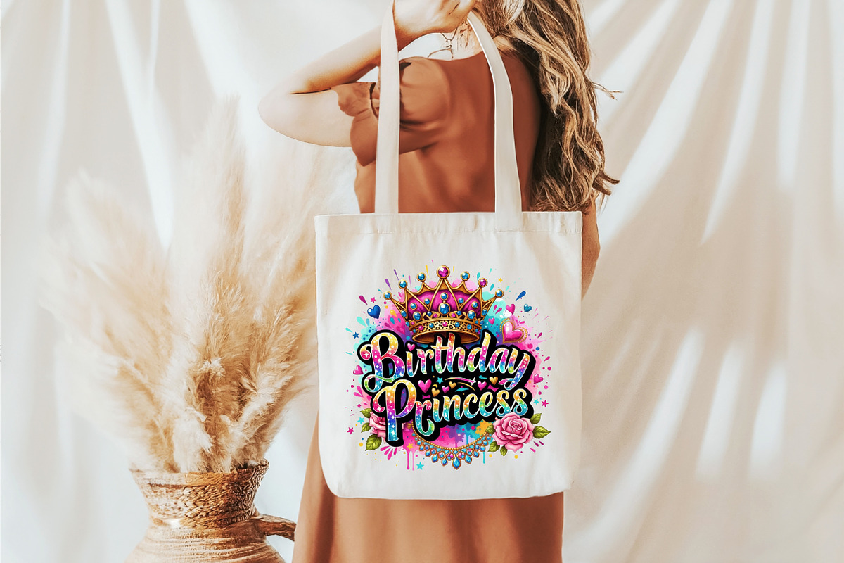 Girly Birthday Png Birthday Princess, an Illustration by designcity5 (Photo 3 of 8)