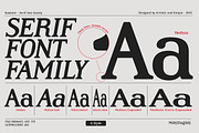 Kashmir - Serif font family, a Serif Font by Artistic & Unique (Thumbnail 2 of 15)