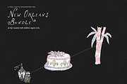 New Orleans Clipart, French Quarter, an Object Illustration by The October Creative (Thumbnail 16 of 16)