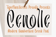 Cenolle - Modern Brush Font, a Handwritten Font by TypeClassHeroes (Thumbnail 1 of 10)