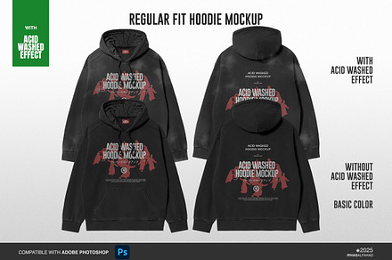 Regular Hoodie Mockup