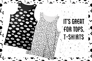 Black and White Geometric Patterns, a Pattern Graphic by ComelyPics Shop (Thumbnail 3 of 7)