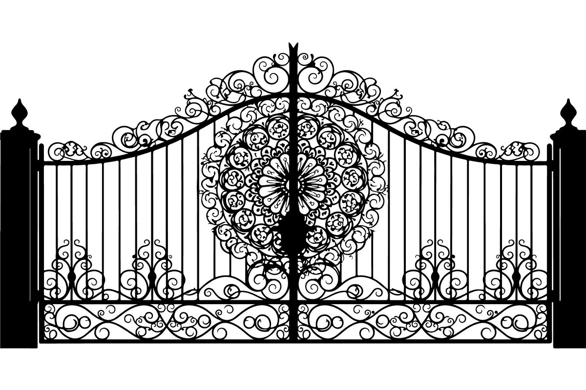 Vintage Iron Gate Bundle, a Decorative Illustration by Designer_Momina (Photo 15 of 21)