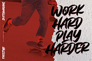 Hillshort -Urban Brush-, a Blackletter Font by ErgibiStudio (Thumbnail 3 of 10)