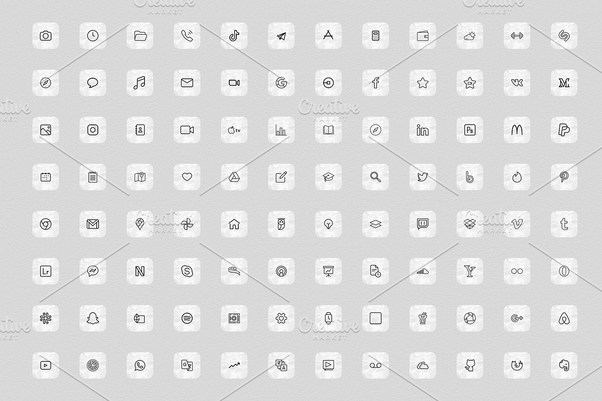 Mono - iOS 14 Icons • Black & White, an Icon by iosey (Photo 3 of 3)