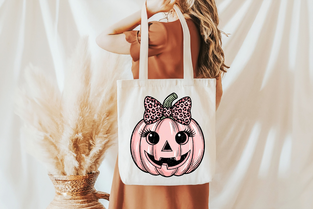 Pumpkin Coquette Bow Halloween PNG, an Illustration by Libby Wishes (Photo 6 of 6)