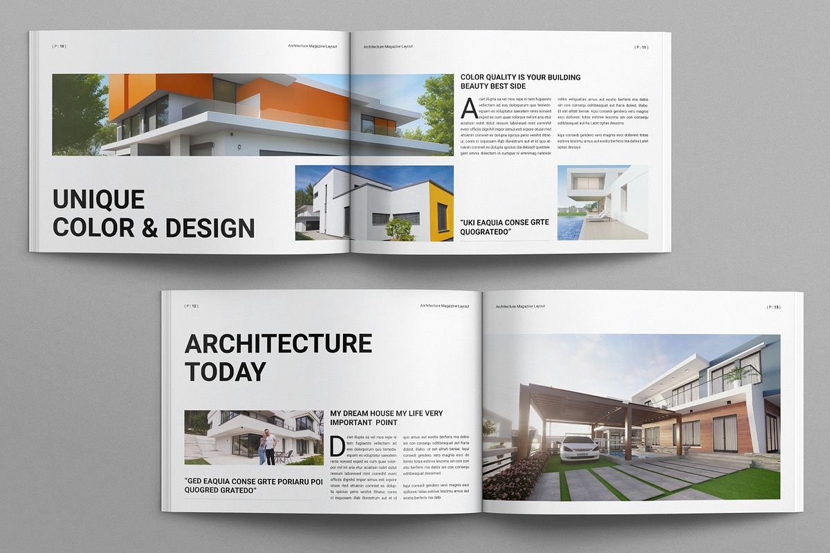 Architecture Magazine Landscape, a Magazine Template by E-Type (Photo 5 of 7)