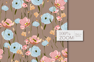 Floral, Naive Blossom Wild Meadow