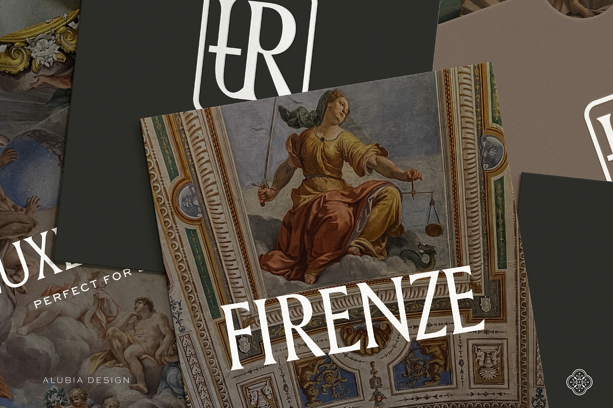 Firenze - Luxurious & bold Serif, a Serif Font by Alubia design (Photo 9 of 11)
