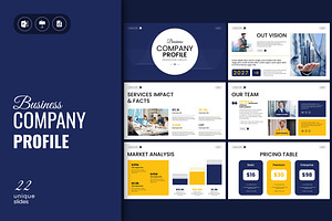 Business Company Profile Template, a Presentation Template by Pradaxa