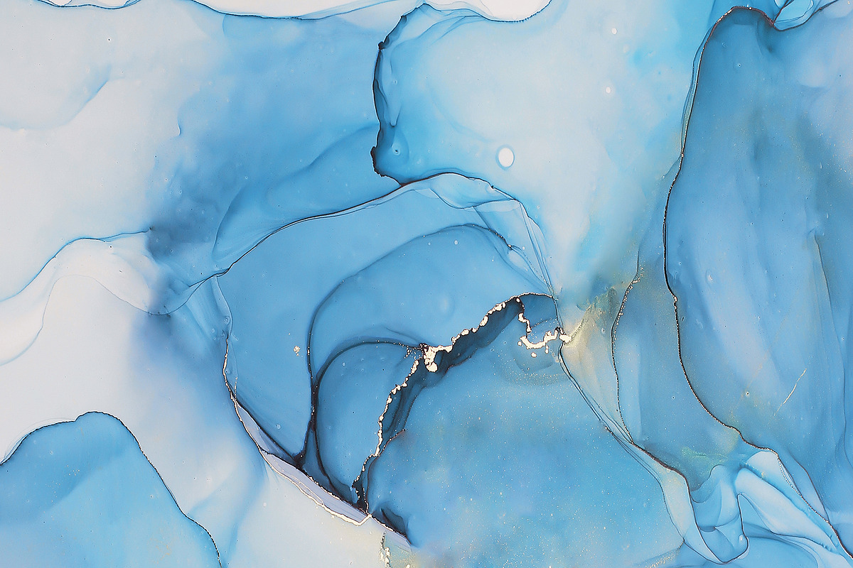 Abstract blue ink textures, a Texture Graphic by Anntuan (Photo 20 of 21)