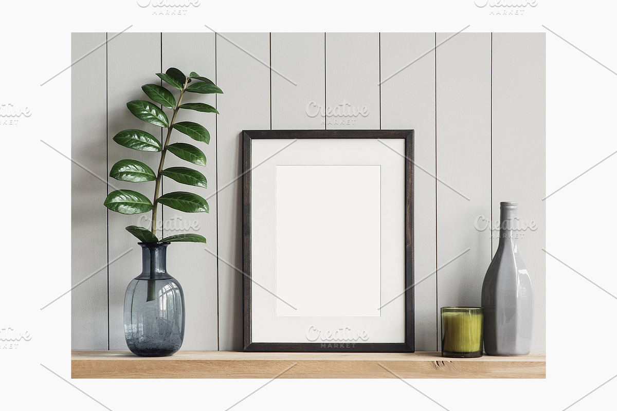 Artwork Frame Mockup Photo Bundle, a Poster Template by Octopus_Vibes (Photo 5 of 15)