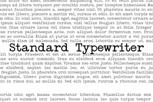 Standard Typewriter