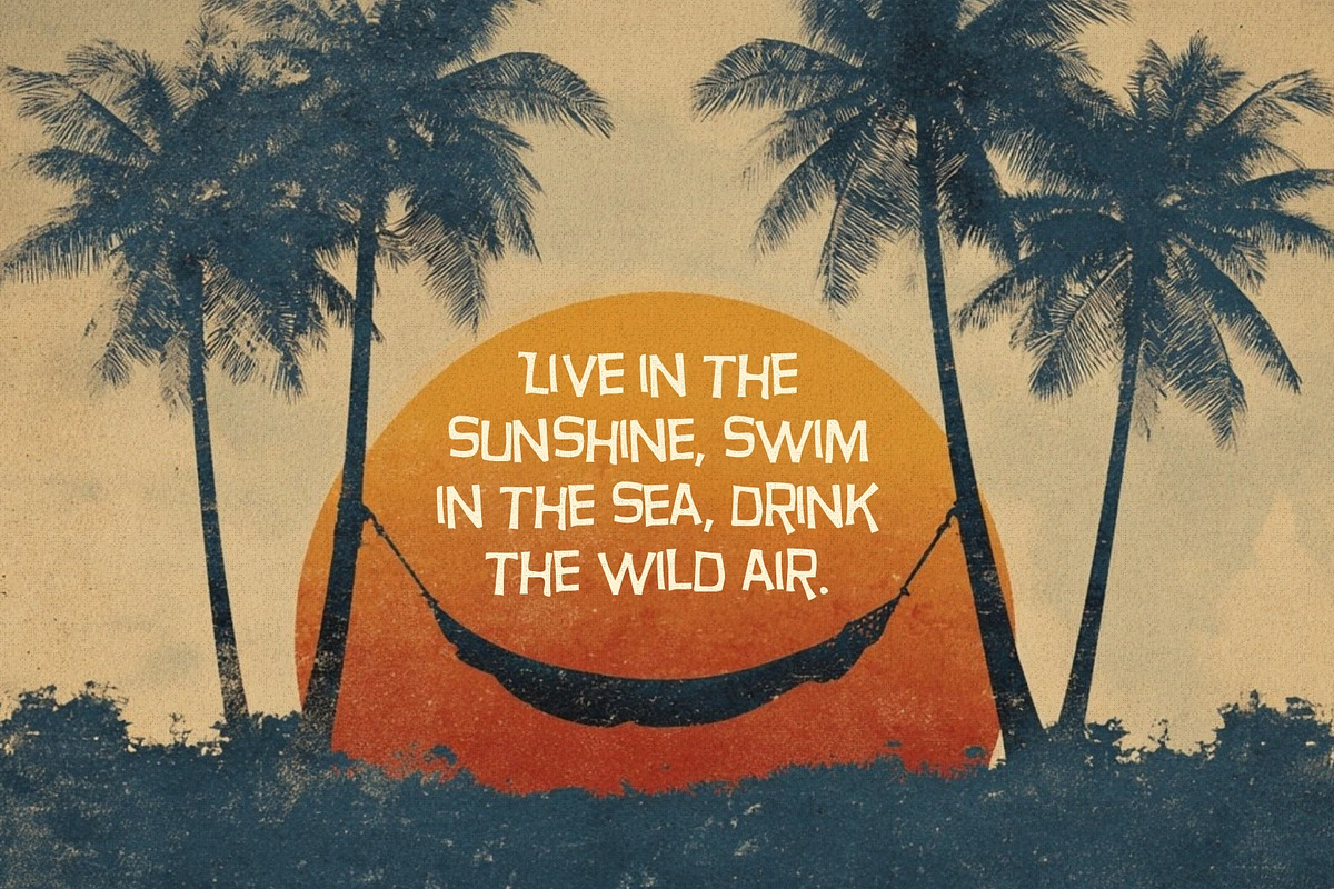 Aloha Pop - Tropical Tiki Typeface, a Handwritten Font by HipFonts (Photo 8 of 9)