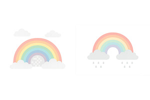 Colorful rainbows emerging with, an Illustration by ZinetroN