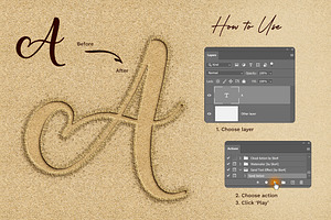 Sand Effect Photoshop Action