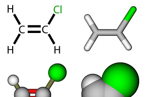 Vinyl chloride, an Illustration by Leonid Andronov